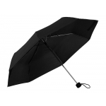 Зонт Picau из переработанного пластика в сумочке, черный, фото 1