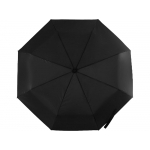 Зонт Picau из переработанного пластика в сумочке, черный, фото 3