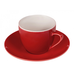 Чайная пара базовой формы Lotos, 250мл, красный - купить оптом