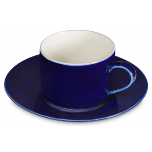 Чайная пара прямой формы Phyto, 250мл, темно-синий - купить оптом