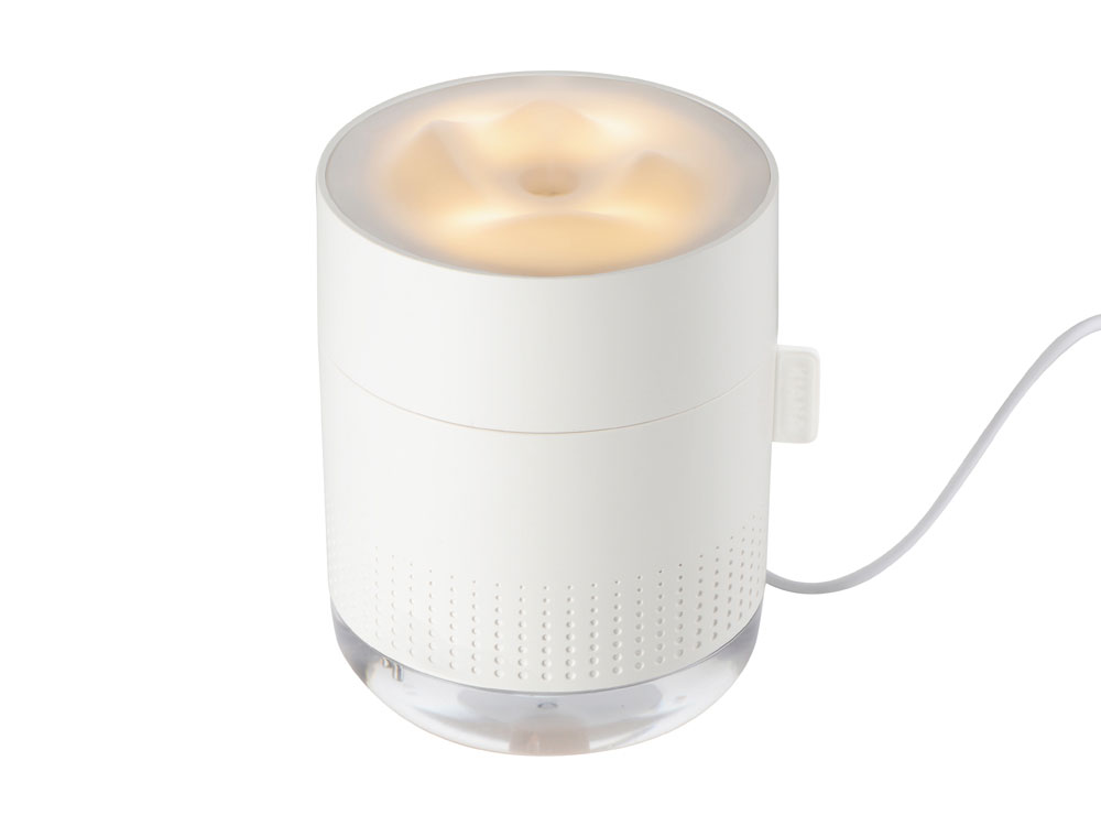 USB Увлажнитель воздуха с подсветкой Dolomiti, 500мл, белый - купить оптом