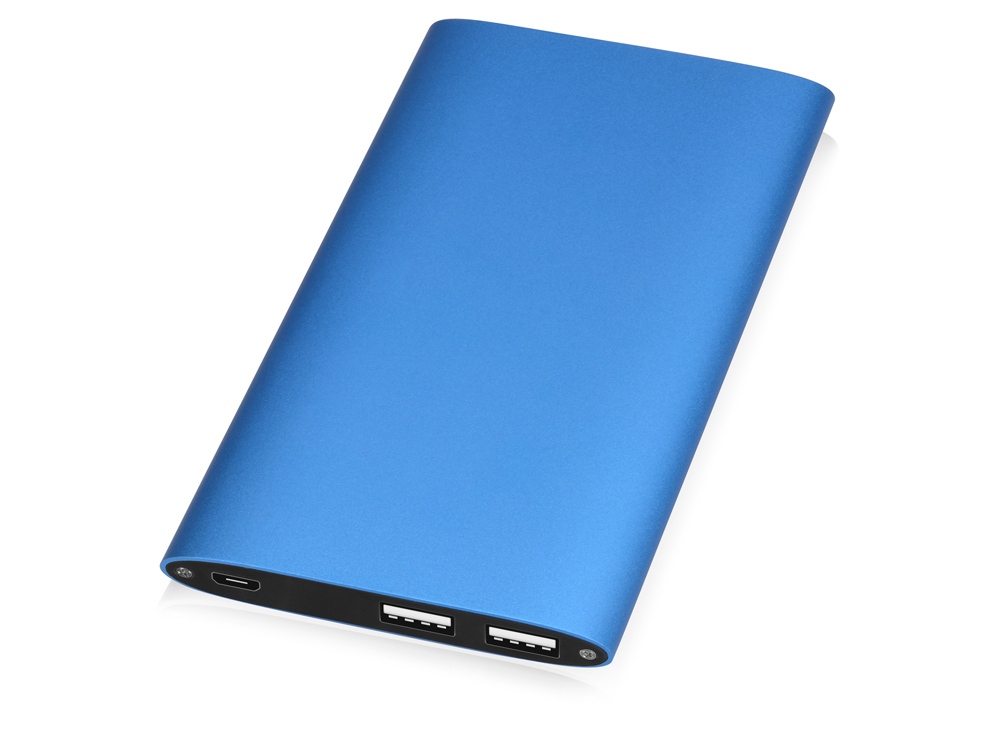 Портативное зарядное устройство Джет с 2-мя USB-портами, 8000 mAh, синий (Р) - купить оптом