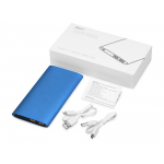 Портативное зарядное устройство Джет с 2-мя USB-портами, 8000 mAh, синий (Р), фото 4
