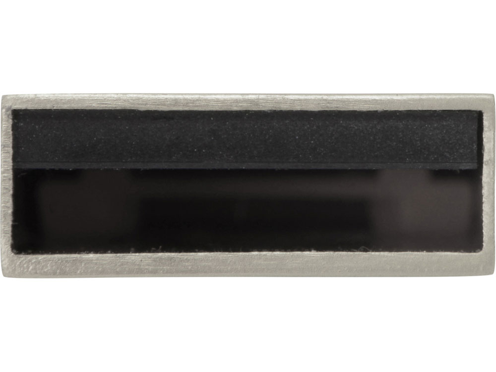 USB 2.0-флешка на 16 Гб с мини чипом и круглым отверстием, серебристый - купить оптом