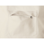 Сумка на молнии Zipper из хлопка 280 г c карманом на молнии спереди, натуральный, фото 4