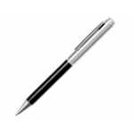 Бизнес-блокнот А5 с клапаном Fabrizio с ручкой, черный, фото 3