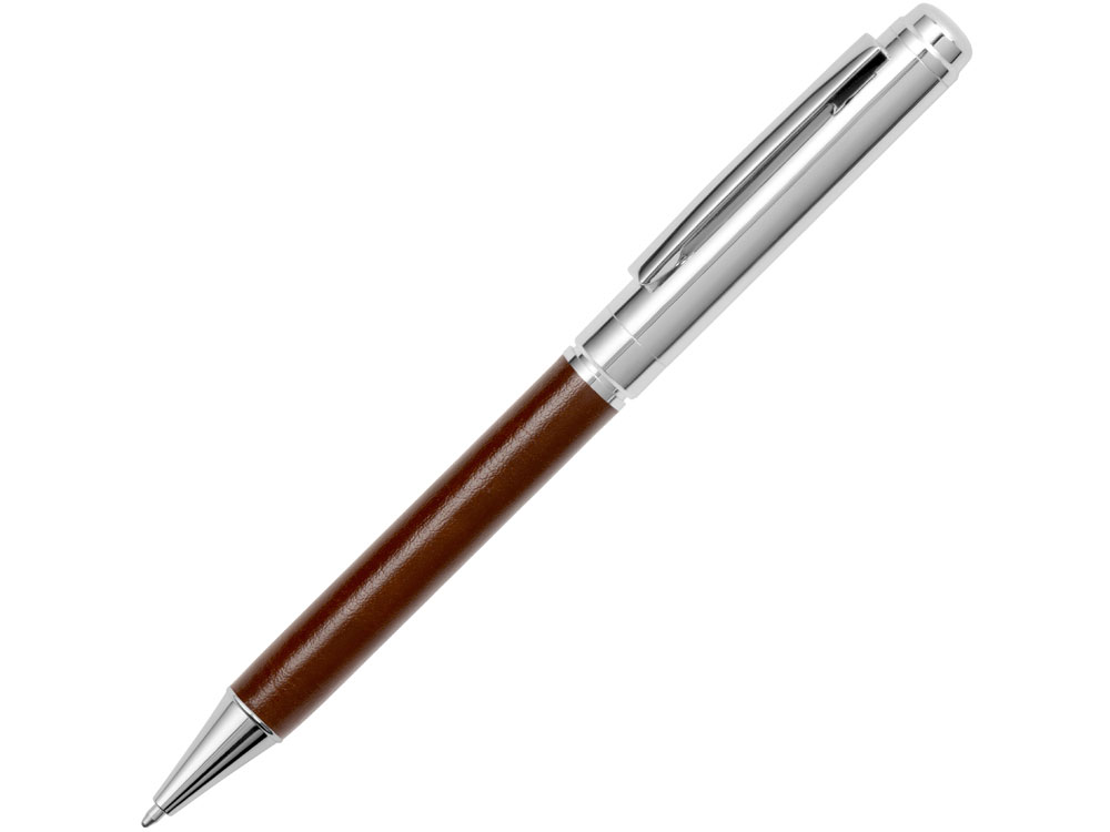 Бизнес-блокнот А5 с клапаном Fabrizio с ручкой, коричневый - купить оптом