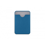 Чехол-картхолдер Favor на клеевой основе на телефон для пластиковых карт и и карт доступа, синий, фото 1