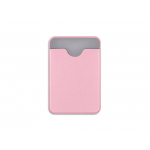 Чехол-картхолдер Favor на клеевой основе на телефон для пластиковых карт и и карт доступа, розовый, фото 1