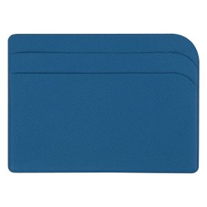 Картхолдер для 3-пластиковых карт Favor, синий - купить оптом