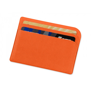 Картхолдер для 3-пластиковых карт Favor, оранжевый - купить оптом