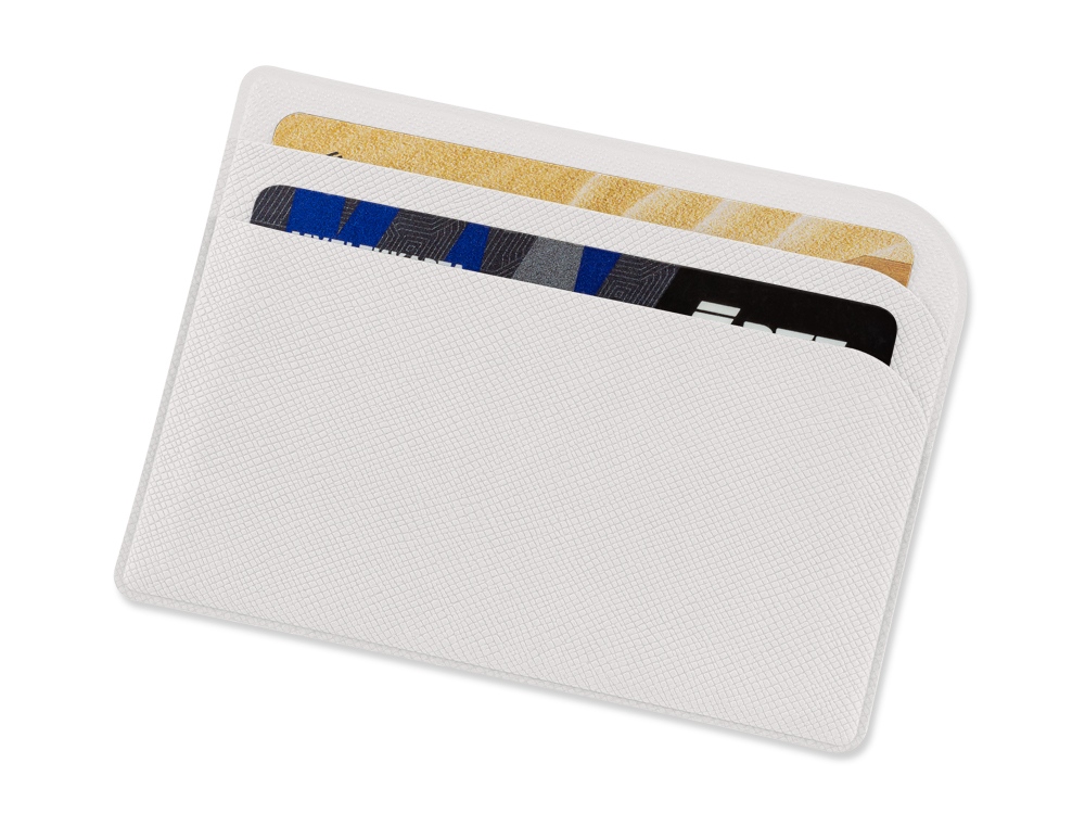 Картхолдер для 3-пластиковых карт Favor, белый - купить оптом