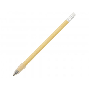 Вечный карандаш Nature из бамбука с белым ластиком, натуральный/белый - купить оптом