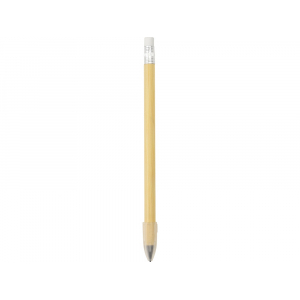 Вечный карандаш Nature из бамбука с белым ластиком, натуральный/белый - купить оптом