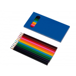 Набор из 12 цветных карандашей Hakuna Matata, синий, упаковка- синий, карандаши- разноцветный