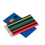 Набор из 12 цветных карандашей Hakuna Matata, синий, упаковка- синий, карандаши- разноцветный, фото 1