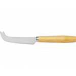 Набор для сыра с ножом и доской из бамбука, натуральный, серебристый, фото 3