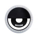 Световое кольцо для селфи Glitter, черный, фото 3