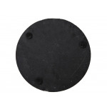 Круглая доска Moon для закусок, сланцевая 25 см, черный, фото 4