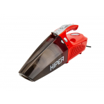Пылесос автомобильный HIPER HVC80, черный, красный