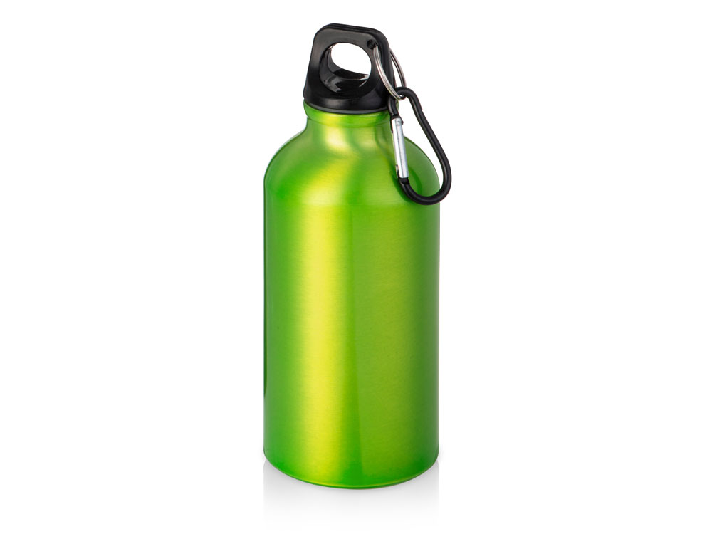 Бутылка Hip S с карабином 400мл, зеленое яблоко - купить оптом