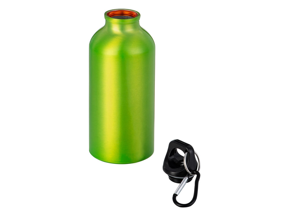 Бутылка Hip S с карабином 400мл, зеленое яблоко - купить оптом