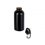 Бутылка Hip S с карабином 400мл, черный, фото 1