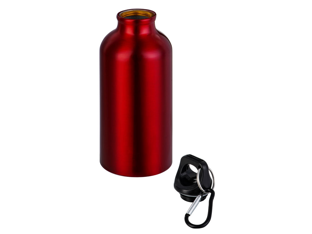 Бутылка Hip S с карабином 400мл, красный - купить оптом