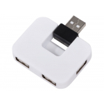USB Hub Gaia на 4 порта, белый, фото 1
