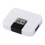 USB Hub Gaia на 4 порта, белый, фото 2