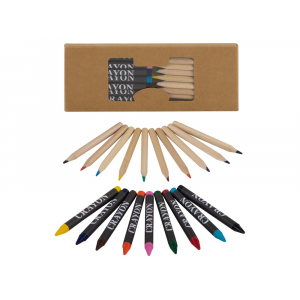 Набор карандашей Draft, натуральный, разноцветный - купить оптом
