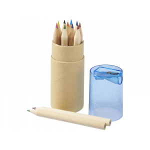 Набор карандашей Cartoon 12 единиц, натуральный/голубой - купить оптом