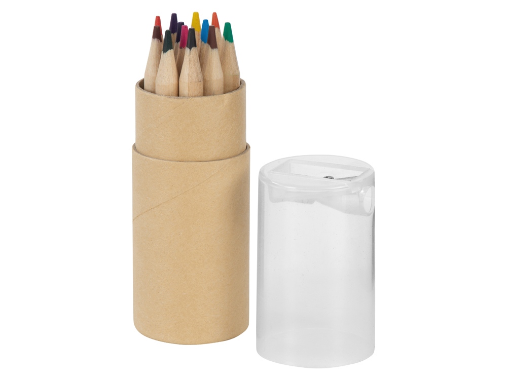Набор карандашей Cartoon 12 единиц, натуральный/прозрачный - купить оптом