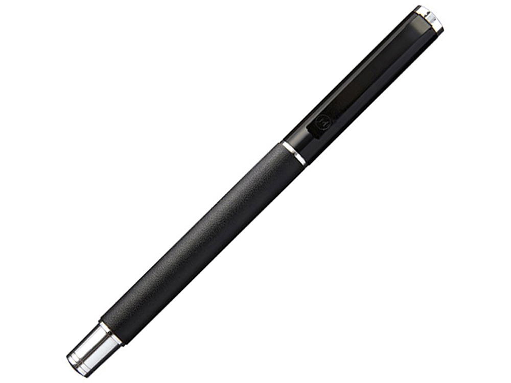 Ручка роллер Perugia, черный, серебристый - купить оптом