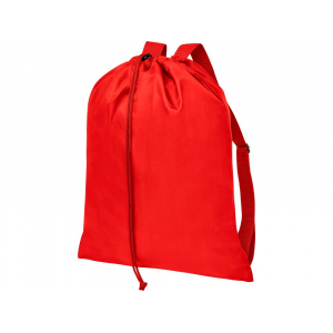 Рюкзак со шнурком и затяжками Lery, красный - купить оптом