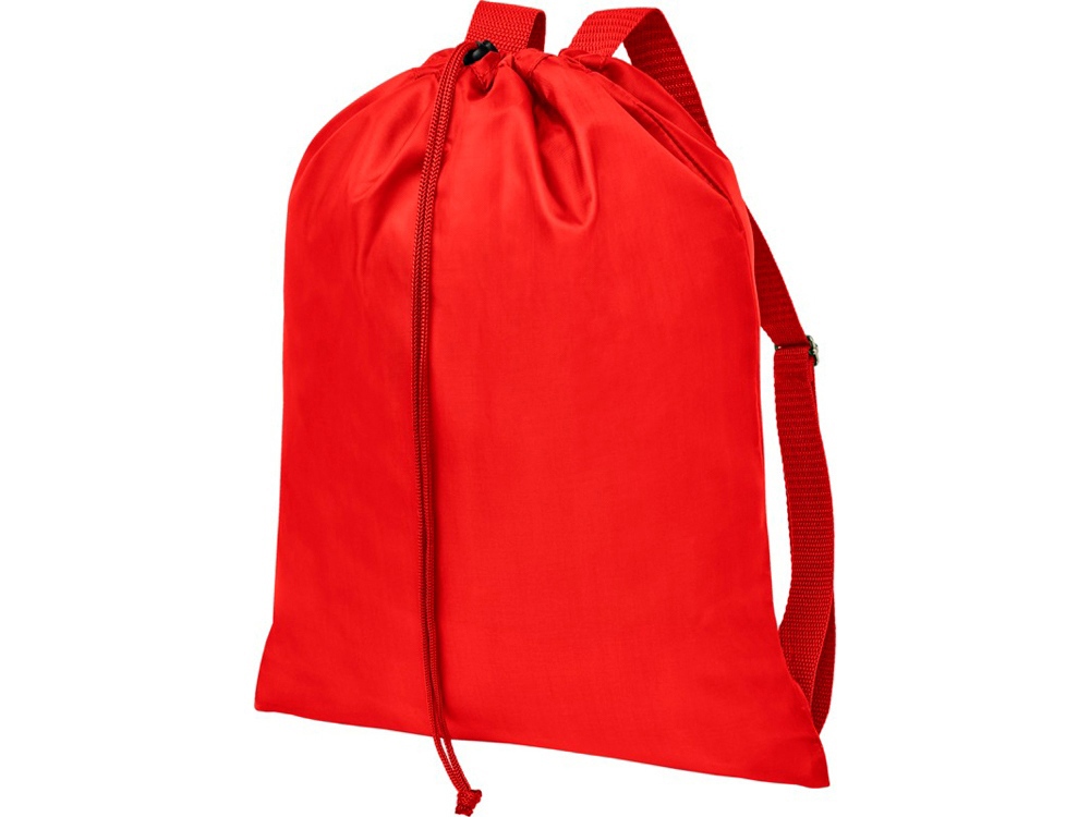 Рюкзак со шнурком и затяжками Lery, красный - купить оптом