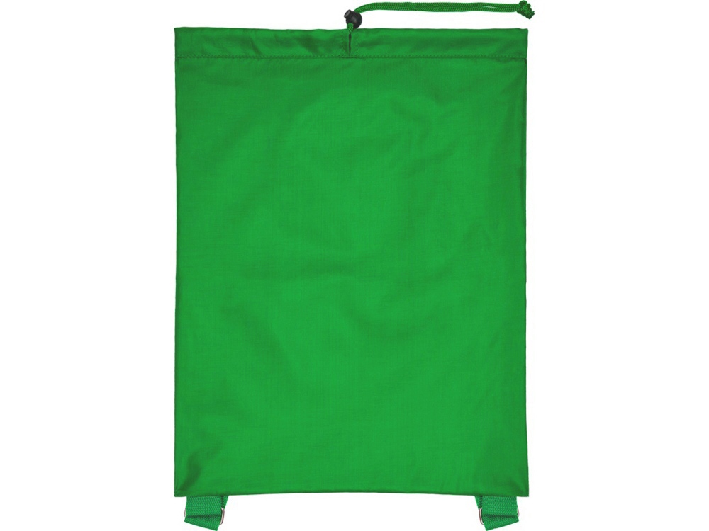 Рюкзак со шнурком и затяжками Lery, зеленый - купить оптом