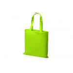 Сумка для шопинга Carryme 120 хлопковая, 120 г/м2, зеленое яблоко, фото 1