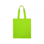 Сумка для шопинга Carryme 120 хлопковая, 120 г/м2, зеленое яблоко, фото 3
