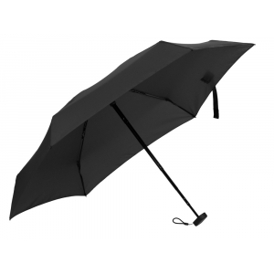 Складной cупер-компактный механический зонт Compactum, черный - купить оптом