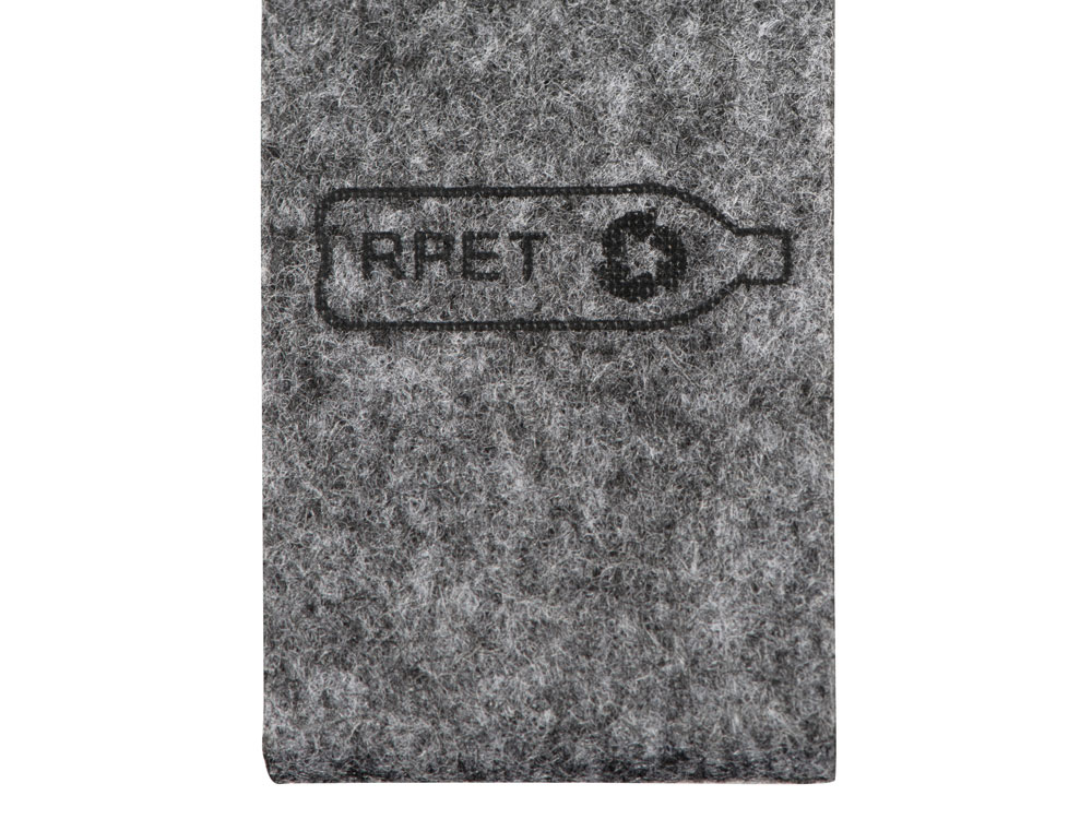 Брелок Felt из RPET-фетра, серый - купить оптом