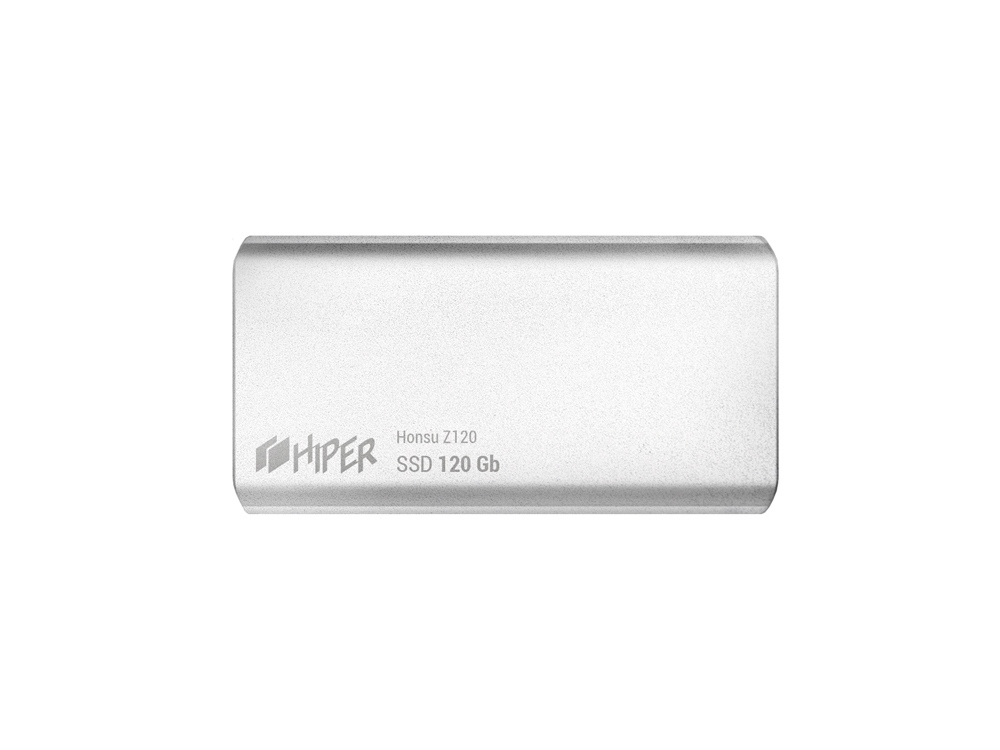 Внешний SSD накопитель Honsu Z120 120GB USB3.1 Type-C, Z, Hiper, серебристый - купить оптом