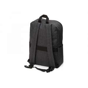 Рюкзак Merit со светоотражающей полосой и отделением для ноутбука 15.6'', темно-серый/серый (Р) - купить оптом