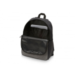 Рюкзак Merit со светоотражающей полосой и отделением для ноутбука 15.6'', темно-серый/серый (Р), фото 2