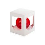 Стеклянный шар красный полупрозрачный, заготовка шара 6 см, цвет 13, фото 1