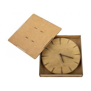 Часы деревянные Helga, 28 см, палисандр - купить оптом