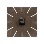Часы деревянные Olafur квадратные, 28 см, шоколадный, фото 3