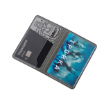 Картхолдер для 2-х пластиковых карт Favor, синий, фото 2