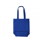Складывающаяся сумка Skit из хлопка на молнии, синий, фото 3