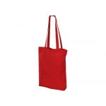Складывающаяся сумка Skit из хлопка на молнии, красный, фото 1